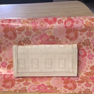 Fendi Leather Long Wallet